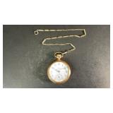 Elgin Pocket Watch and Chain