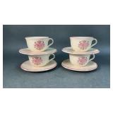 Armoiries Moulin des Loupes Cups and Saucers