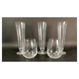 Luigi Bormioli Pilsner and Wine Glasses