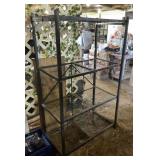 4-Tier Folding Metal Storage Shelf