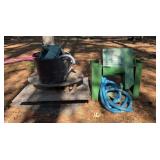 Commercial Christmas Tree Flocking Station