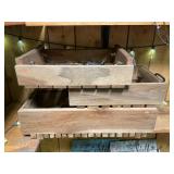 Three Wooden Crates