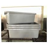 Four Cambro Bus Boy Tubs