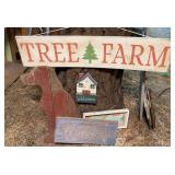Assorted Wood Signs Decor