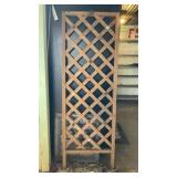 Lattice Panel with Knobs Wall Display