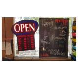 Woodsam LED Board & Open Sign