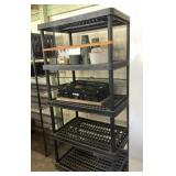 5-Tier Plastic Shelving Unit