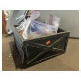 Wood Tree Box w/Handmade Ornaments