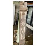 Oversized Home Wood Porch Sign