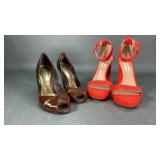 Antonio Melani Size 7.5 Leather High Heels