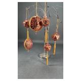 Vintage Push Pin Christmas Ornaments