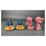 Clown Salt and Pepper Shaker Sets