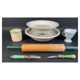 Green and Yellow Vintage Kitchen