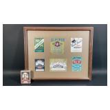 Jack Danielï¿½s Framed Labels and Playing Cards
