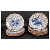 Vintage Asahi Shrimp Bowls and Plates