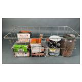 Wire Basket of Assorted Fasteners