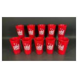 New Red Stag 16oz Plastic Tumblers