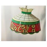 Vintage Plastic Coca Cola Hanging Light