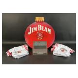 Mew Jim Beam Display and  Bottle Jerseys