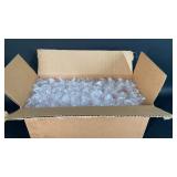 100 Black Beard Plastic Shot Glasses- New