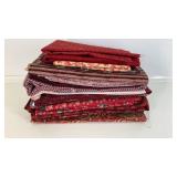 Red Printed Quilting Fabric
