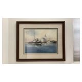 Passing Bandon Lighthouse Framed Print