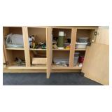 Contents of Garage Cabinets and Dolly
