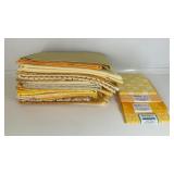 Yellow Printed Quilting Fabric