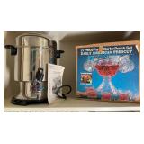 Vintage Melitta Coffee Urn and Punch Bowl