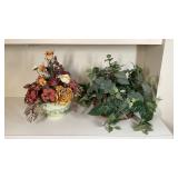 Pair of Faux Floral