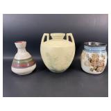 Stoneware Vases incl Apple Lane