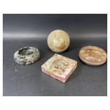 Stone Orb and Ashtrays