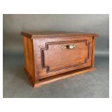 Vintage Wood Bread Box / Storage Box
