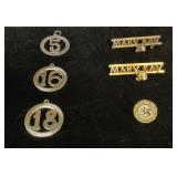 Vintage Mary Kay Service Pins incl Sterling