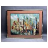 New York Skyline Framed Print