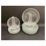 Arcoroc Seabreeze Clear Glass Swirl Plates