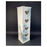 Painted Wood Storage Tower