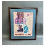 Framed Maya Angelou Poem