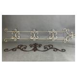 Metal Wall Art and Plate Rack
