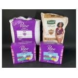 Poise and Depends for Women