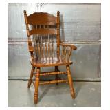 Pressed Back Arm Chair