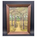 Original Oil on Board Framed Painting