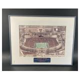 1986 Chicago Bears Stadium Framed Photo