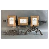Picture Frame & Cast Iron Embellishments