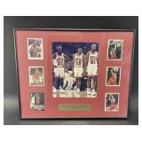 Framed Chicago Bulls 1995-96 Collage