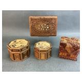 Wood Trinket Boxes