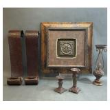 Metal Wall Sconces and Wall Art
