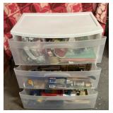 Sterilite Storage Chest of Craft Supplies