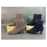 Pair of Annie Short Boots Size 12