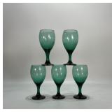 Kf C3 Green Wine Glasses